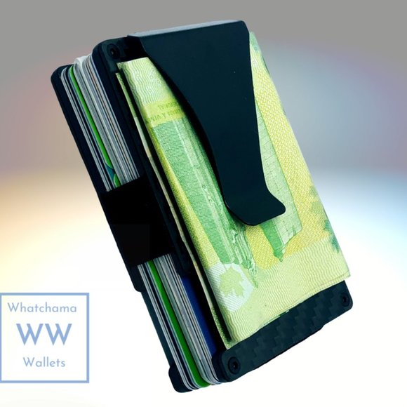 Sleek Carbon Fibre Cardholder & Money Clip Wallet - Picture 7 of 9